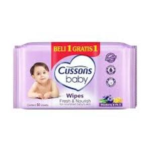 Cek Halal Cussons Baby Wipes Fresh & Nourish BPOM