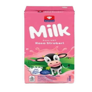 Cek Halal Diamond Susu Uht Rasa Stroberi BPOM