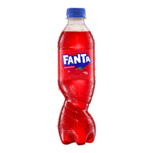 Cek Halal Fanta (Design Recycle Me Again) Minuman Berkarbonasi Rasa Stroberi BPOM