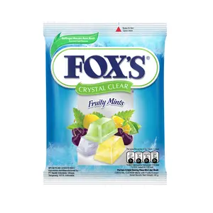 Cek Halal Foxs Permen Kristal Bening Rasa Mint Dan Aneka Buah (Lemon Dan Apel) BPOM