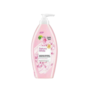 Cek Halal Garnier Body Sakura White Whitening Serum Milk UV Body Lotion BPOM