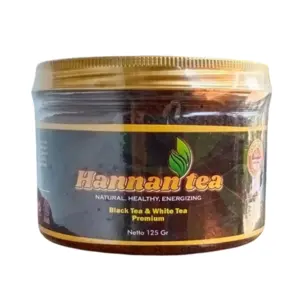Cek Halal Hannan Tea Black Tea Extra White Tea BPOM