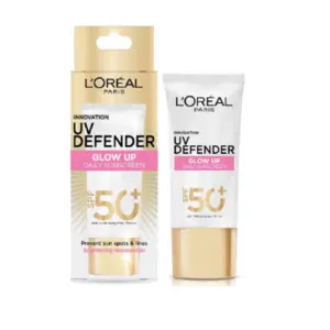 Cek Halal L'oreal UV Defender Glow Up SPF 50+ BPOM
