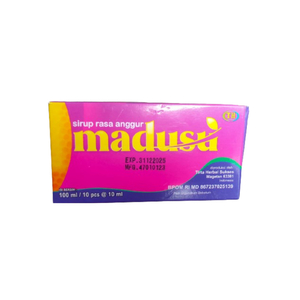 Cek Halal Madusu Sirup Rasa Anggur BPOM