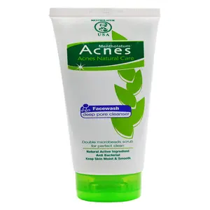 Cek Halal Mentholatum Acnes Acnes Natural Care Deep Pore Cleanser Face Wash BPOM