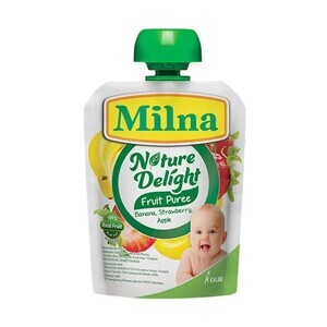 Cek Halal Milna Nture Delight - R21 Puree Buah Pisang, Stroberi, Dan Apel BPOM