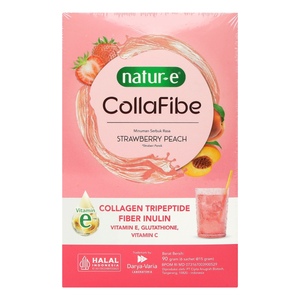 Cek Halal Natur-e Collafibe Minuman Serbuk Rasa Stroberi Persik BPOM