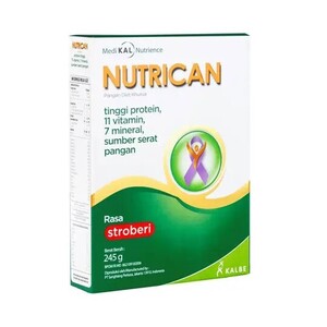 Cek Halal Nutrican Minuman Berbasis Whey Bubuk Rasa Strawberry BPOM