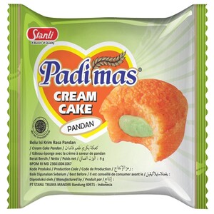 Cek Halal Padimas Bolu Isi Krim Rasa Pandan BPOM