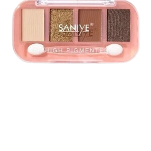 Cek Halal Saniye Pink 4 Colors Eyeshadow E0459#1 BPOM