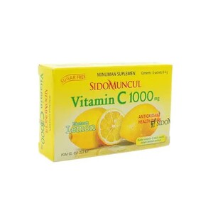 Cek Halal Sido Muncul C-1000 (Dengan Ekstrak Lemon) Sido Muncul C-1000 (Dengan Ekstrak Lemon) BPOM