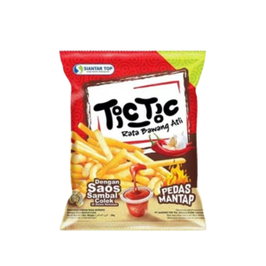 Cek Halal Tic Tic Makanan Ringan Rasa Bawang Dengan Saus Sambal Colek BPOM