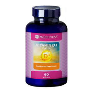 Cek Halal Wellness Vitamin D3 1000 IU BPOM