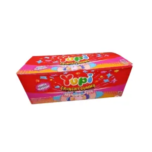 Cek Halal Yupi Crunchy Gummy Kembang Gula Lunak Jeli Rasa Tutti Fruitty Dan Anggur BPOM