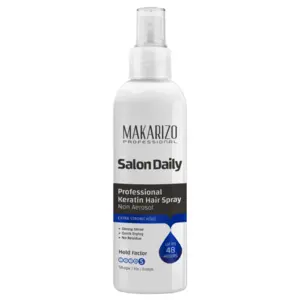 Cek Halal Makarizo Professional Salon Daily Professional Keratin Hair Spray Non Aerosol Extra Strong Hold BPOM