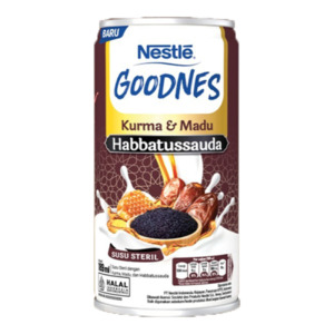 Cek Halal Nestle Goodnes Susu Cair Dengan Kurma BPOM