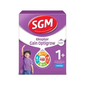 Cek Halal SGM Eksplor Gain Optigrow Pangan Olahan Keperluan Medis Khusus Untuk Dukungan Nutrisi Bagi Anak Berisiko Gagal Tumbuh, Gizi Kurang, Danatau Gizi Buruk Untuk Anak Usia Di Atas 1 Tahun BPOM