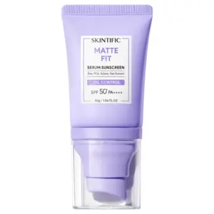Cek Halal Skintific Matte Fit Serum Sunscreen SPF50+ PA++++ BPOM