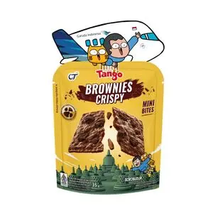 Cek Halal Tango Kukis Brownies Krispi Cokelat Dengan Remahan Kukis BPOM