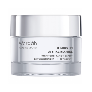 Cek Halal Wardah Crystal Secret α-Arbutin 5% Niacinamide SPF 35 PA+++ Day Moisturizer BPOM