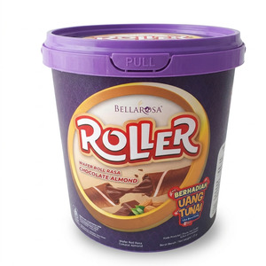 Cek Halal Bellarosa Roller Wafer Roll Rasa Cokelat Almond BPOM