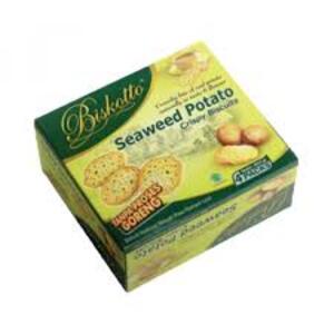 Cek Halal Biskotto Biskuit Kentang Rasa Rumput Laut (Biscuits Seaweed Potato) BPOM
