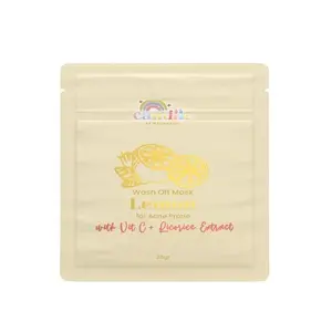 Cek Halal Camille Wash Off Mask Lemon For Acne Care With Licorice Extract + Vit C BPOM