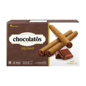 Cek Halal Chocolatos Wafer Roll Rasa Cokelat BPOM