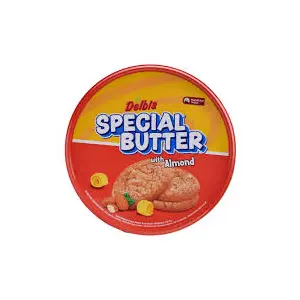 Cek Halal Delbis Kukis Mentega dengan Almond BPOM
