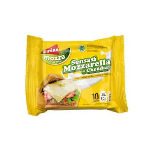 Cek Halal Emina Keju Mozzarella Olahan (Slice Mozza) BPOM