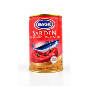 Cek Halal Gaga Sarden dalam Saus Tomat dan Cabe BPOM