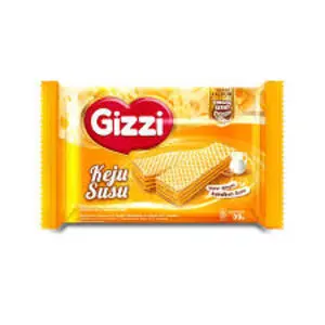 Cek Halal Gizzi Wafer Krim Aneka Rasa BPOM