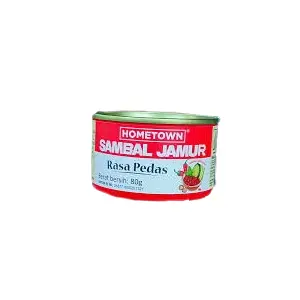 Cek Halal Hometown Sambal Jamur Rasa Pedas BPOM