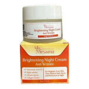 Cek Halal Mesama Brightening Night Cream Anti Wrinkle BPOM