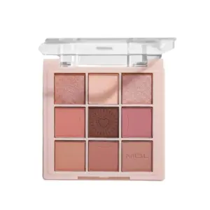 Cek Halal Mgl 9 Color Eyeshadow Palette - Heart 03 BPOM
