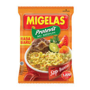 Cek Halal Migelas Protevit Mi Instan Rasa Sop Buntut BPOM