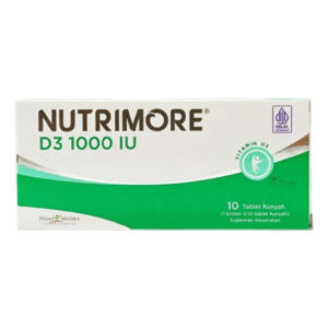 Cek Halal Nutrimore D3 1000 IU BPOM