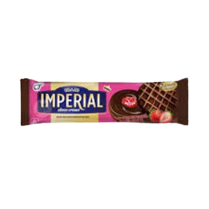 Cek Halal Ot Imperial Biskuit (Bentuk Waffle) dengan Krim Rasa Cokelat dan Selai Rasa Stroberi (Choco Strawberry) BPOM