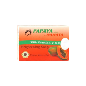Cek Halal Papaya Brightening Soap With Extract Papaya, Collagen, Mousturizing, Vitamin A, C&E (New) BPOM