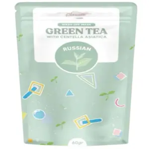 Cek Halal Pinkroulette Wash Off Face Mask Green Tea With Centella Asiatica BPOM