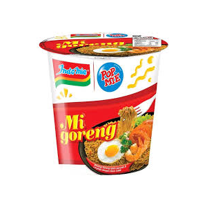 Cek Halal Pop Mie Mi Instan Cup Mini Mi Goreng (Ekstra Saus Cabe dan Bawang Goreng) BPOM