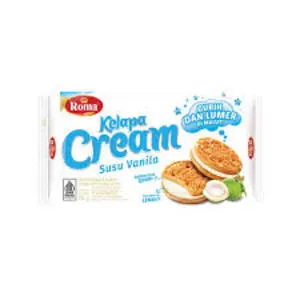 Cek Halal Roma Biskuit Kelapa Sandwich dengan Krim Susu Vanilla BPOM
