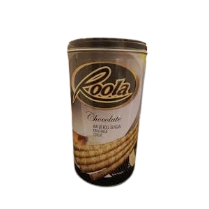 Cek Halal Roola Wafer Roll Dengan Krim Rasa Cokelat BPOM