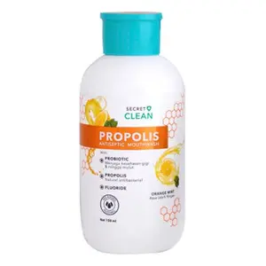 Cek Halal Secretclean Propolis Antiseptic Mouthwash Orange Mint BPOM