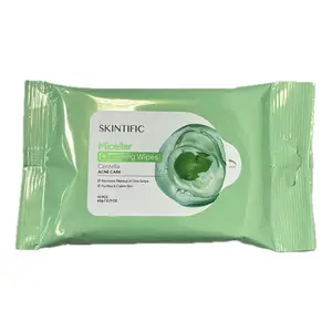 Cek Halal Skintific Centella Acne Care Micellar Cleansing Wipes BPOM
