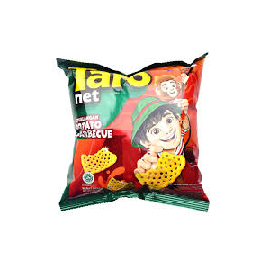 Cek Halal Taro Net Makanan Ringan Rasa Kentang Barbekyu BPOM