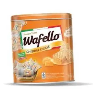 Cek Halal Wafello Wafer dengan Krim Keju Cheddar BPOM