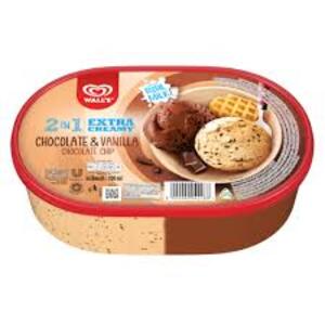 Cek Halal Walls Es Krim Rasa Cokelat dan Vanila dengan Butiran Cokelat (2in1 Chocolate & Vanilla with Chocolate Chip) BPOM