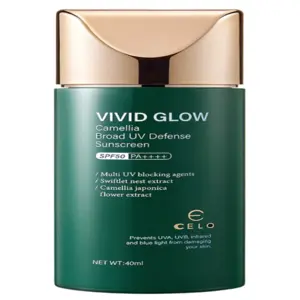 Cek Halal Celo Vivid Glow Camellia Broad UV Defense Sunscreen SPF50 PA++++ BPOM