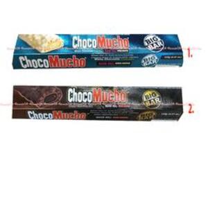 Cek Halal Chocomucho Wafer Lapis Cokelat Putih Dengan Karamel Dan Krispi Beras Dan Jagung BPOM